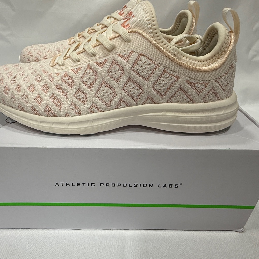 APL Beige and Coral Athletic Shoes